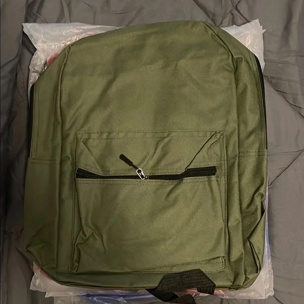 Set of 5 colorful backpacks
